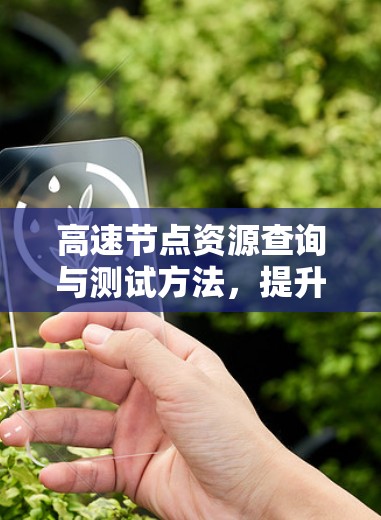 高速节点资源查询与测试方法，提升通信网络效率的创新解决方案