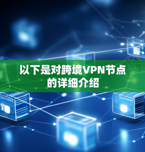 以下是对跨境VPN节点的详细介绍 以下是对跨境VPN节点的详细介绍