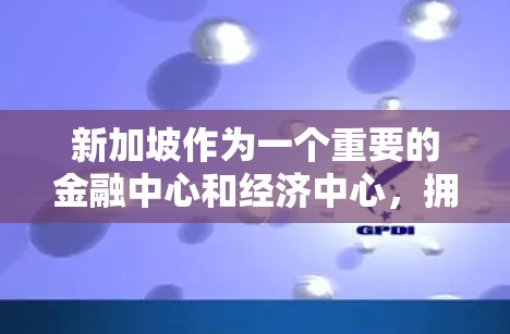 新加坡作为一个重要的金融中心和经济中心，拥有庞大的海外机构和合作伙伴网络。以下是一些新加坡在海外的主要连接点和机构，以及这些机构如何与新加坡企业建立联系