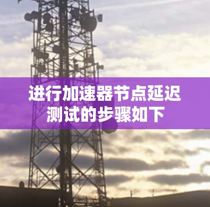进行加速器节点延迟测试的步骤如下 进行加速器节点延迟测试的步骤如下