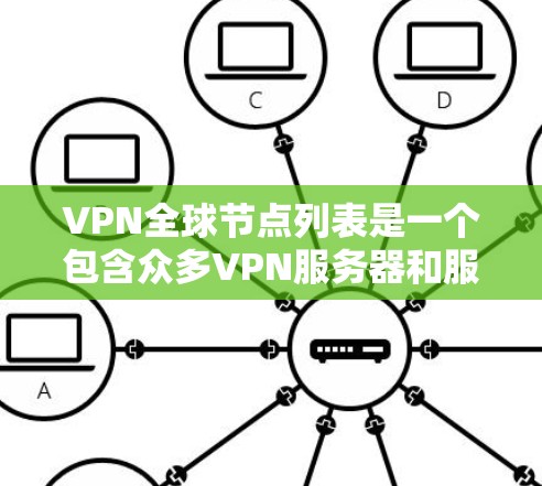 VPN全球节点列表是一个包含众多VPN服务器和服务提供商的数据库，这些平台提供了全球范围内的网络连接，帮助用户访问加密、隐私保护的网络服务。以下是一些主要的VPN平台及其覆盖的全球节点数量
