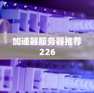 加速器服务器推荐226 加速器服务器推荐226