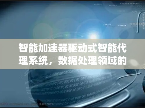 智能加速器驱动式智能代理系统,数据处理领域的创新 智能加速器驱动式智能代理系统,数据处理领域的创新